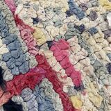 Carpet berbere boucherouite vintage 90×160 cm