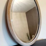 Bevelled antique dressing table mirror