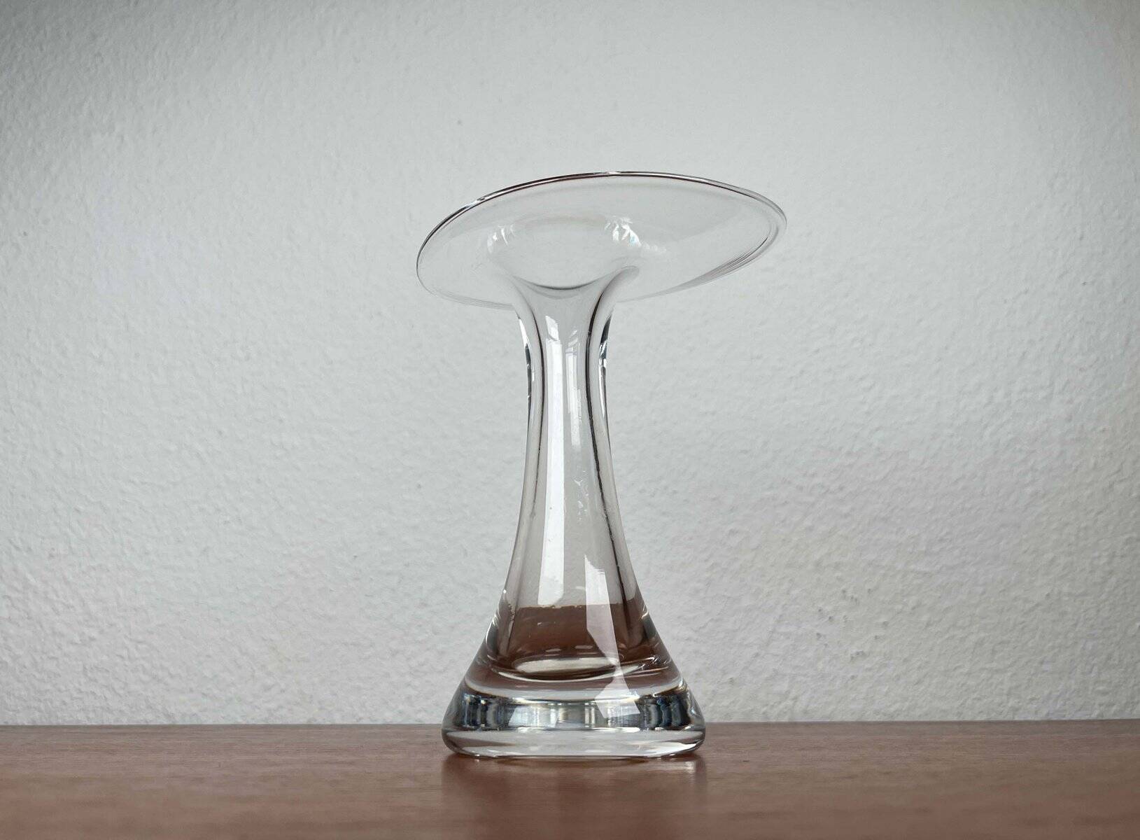 Vintage glass vase from the German Flamingo series by Peill & Putzler, 1970s.