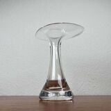 Vintage glass vase from the German Flamingo series by Peill & Putzler, 1970s.