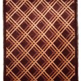 Ancient Chinese carpet Art Deco handmade 91cm x 150cm 1920