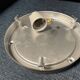 Vintage Flush Mount Square Glass Ceiling Lamp, Diamond Triangle Motif