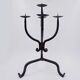 Vintage 5-arm wrought iron candle holder - 1970s