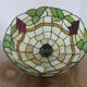 Art deco pendant lamp in glass paste 70s