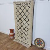 Handmade Moroccan Berber rug 185 x 94 cm