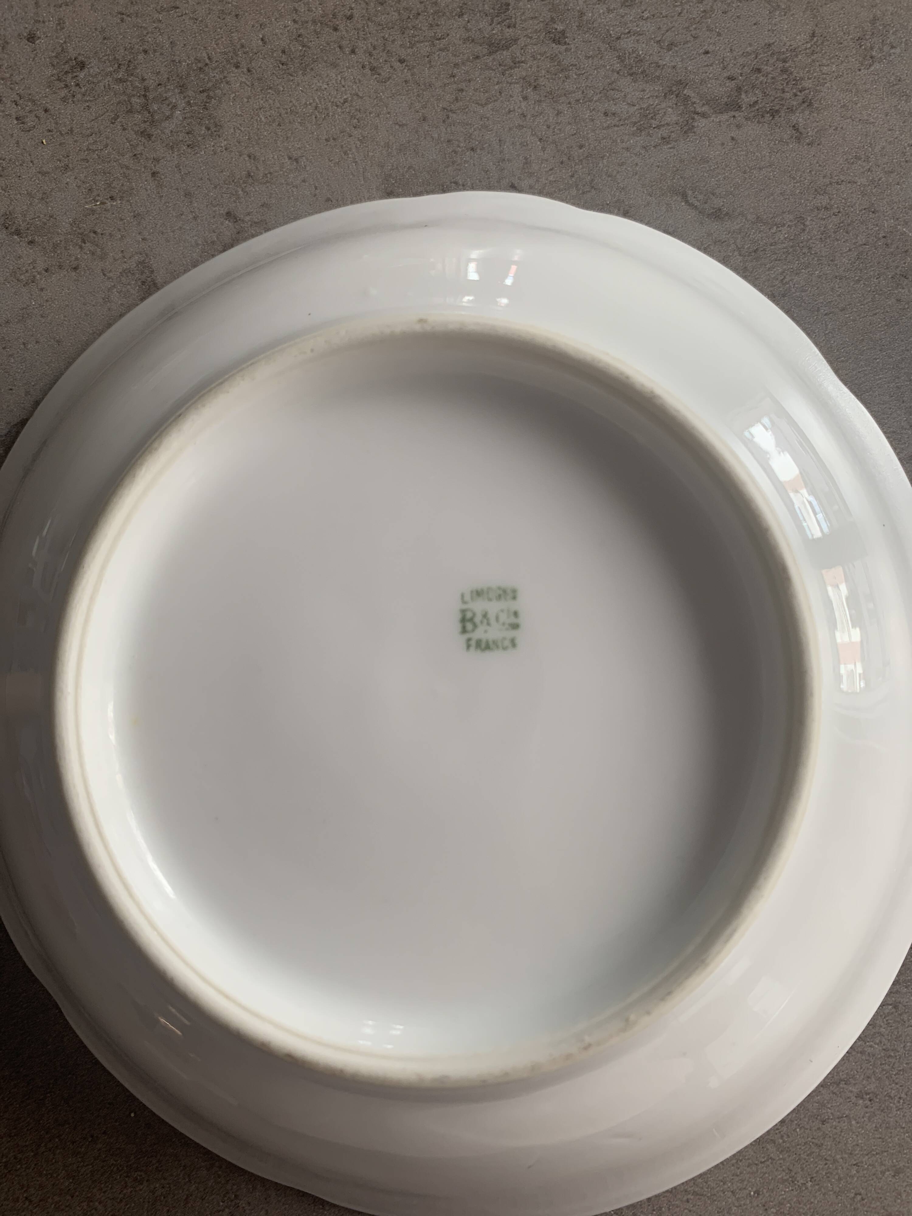 Coupelles Bernardaud en porcelaine de Limoges