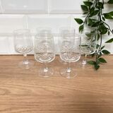 Set of 6 wine glasses