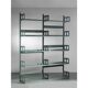 Painted Meta Triennale Bookcase attributed to Lips Vago, Italy, 1954