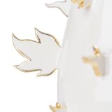 Gold flame vase