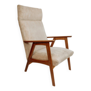 fauteuil vintage en teck,