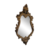 Vintage gilded wooden mirror