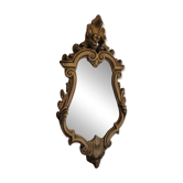 Miroir en bois doré vintage