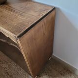 Storage unit, solid wood bookcase