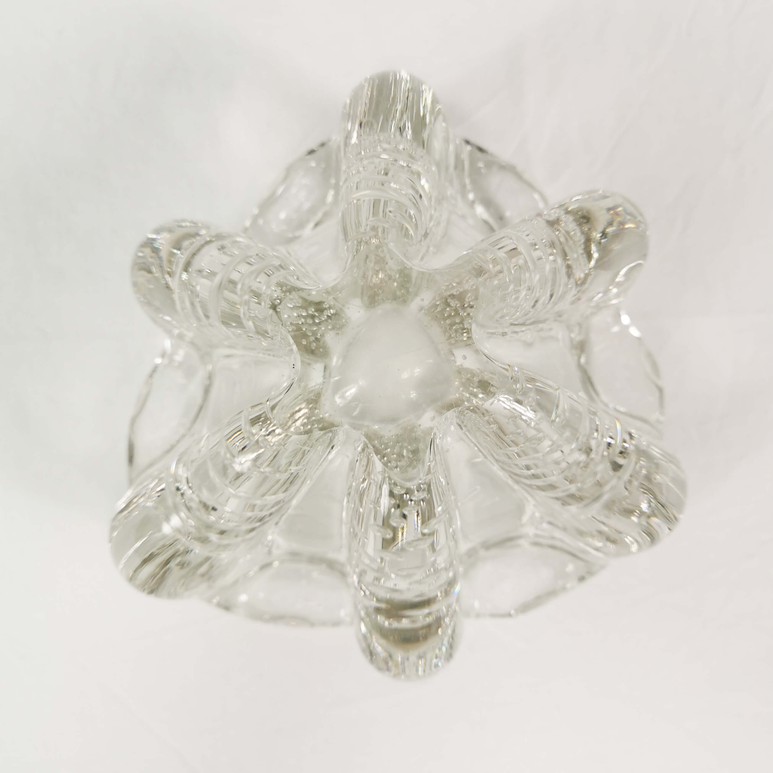 Glass organic ashtray, Sweden, 1960s