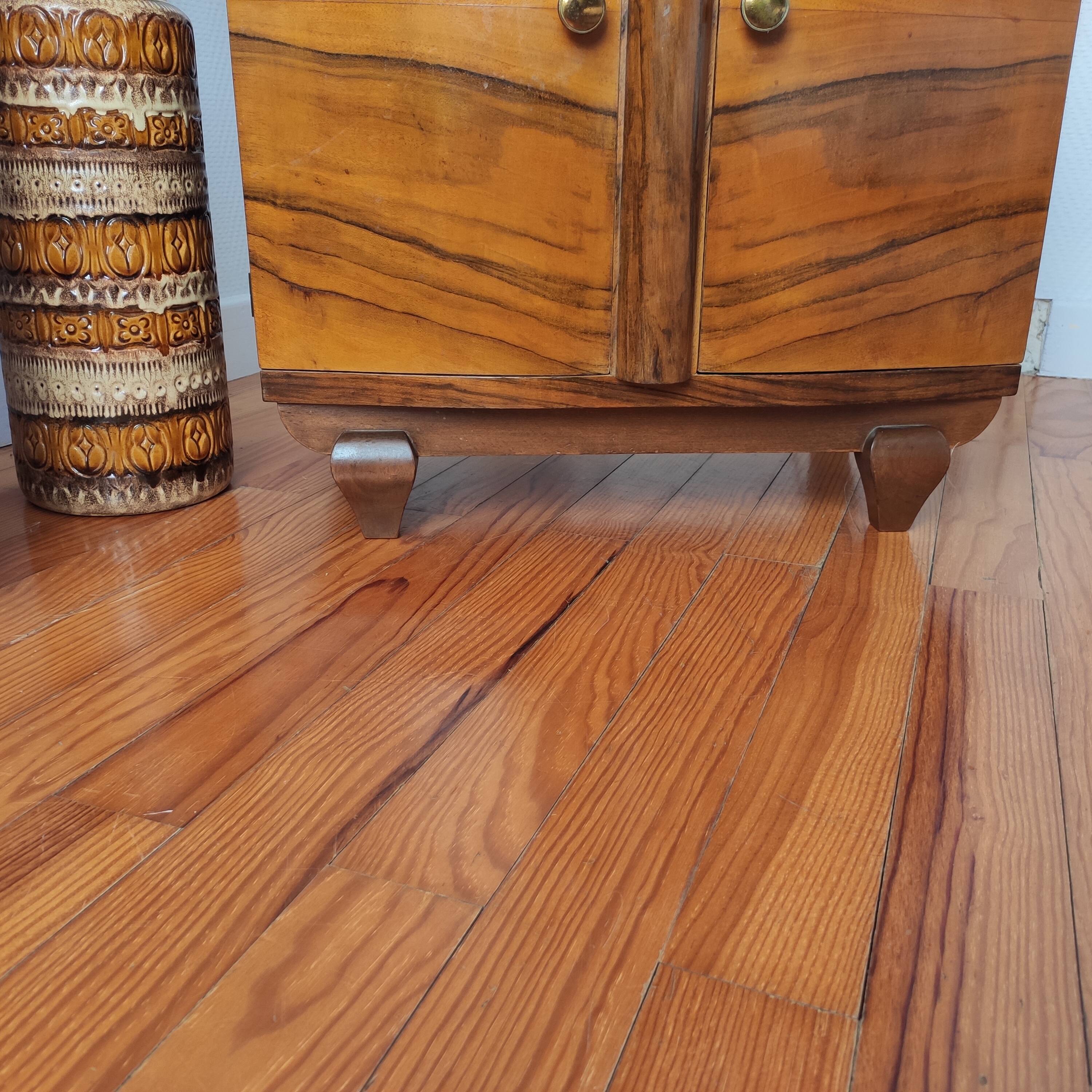 Pair of art deco bedside tables