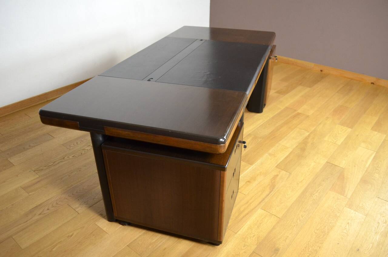 Énorme Bureau de Direction Édition Faram Italy Vintage 1980