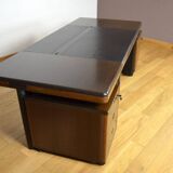 Huge Executive Desk Faram Italy Vintage Edition 1980