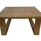 Vintage coffee table pinewood minimalist 1970s design
