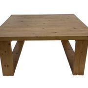 Table basse vintage en pin design minimaliste des années 1970