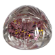 Cut crystal paperweight sulphide