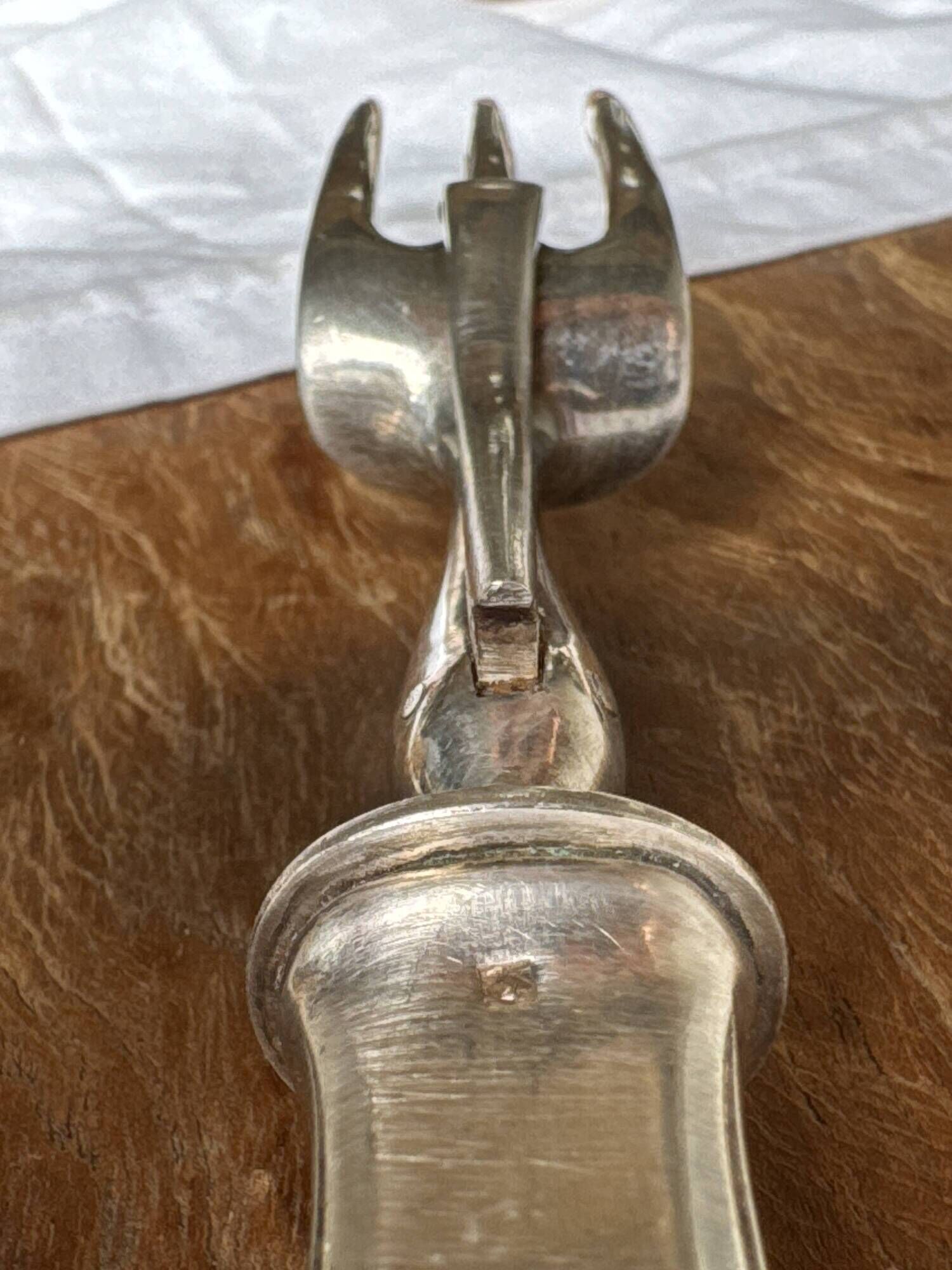 Alfénide cutting service consisting of a fork and a knife L27