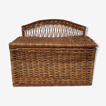 Rattan toy box