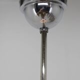 Murano Glass & Chrome Chandelier, Italy, 1970s