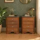 Vintage bedside table in Empire / Art Deco style