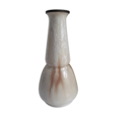 Glazed earthenware vase