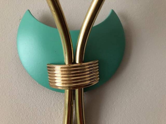 Double vintage Italian wall light 1950s