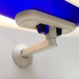 White vintage wall sconces Jill by Perry King, S. Miranda, G. Arnaldi for Arteluce, set of 2.