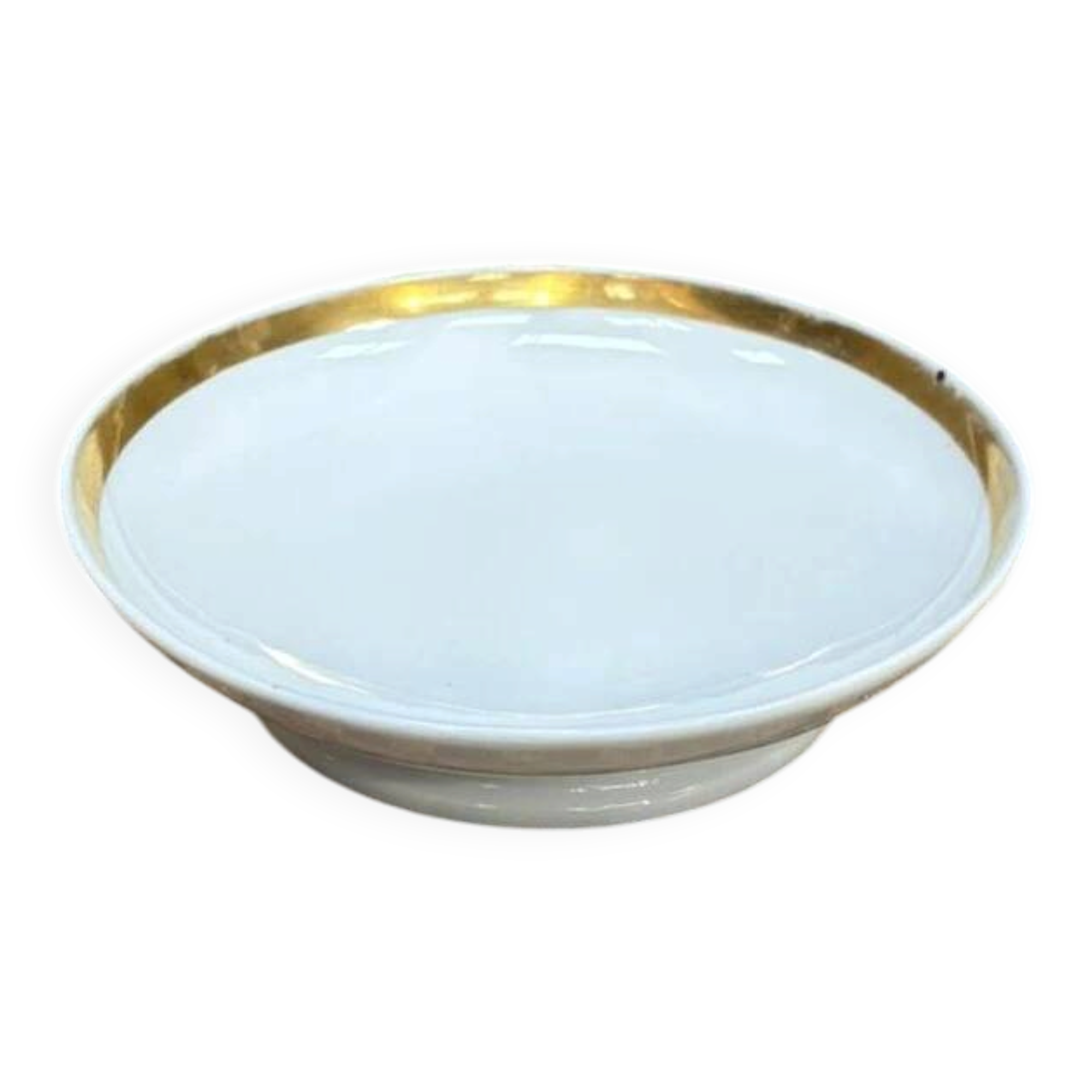 Deep dessert plate
