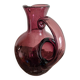 Amethyst blown glass bubble ice carafe Biot