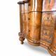 antique walnut serpentine commode