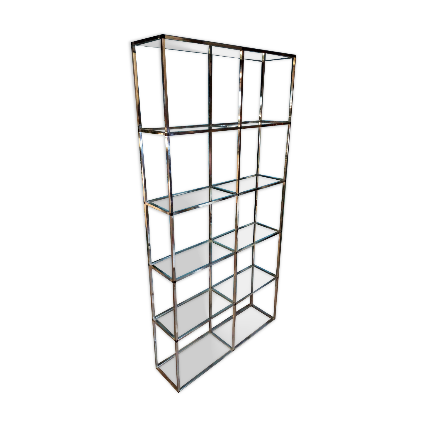 Floor on metal & glass 1970s