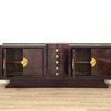 Art Deco sideboard in solid wood and marble