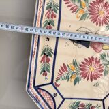 Old dish servant tray ramekin earthenware ceramic henriot quimper bl