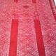 122 x 231 cm handmade Kilim red and white wool