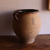 Ancienne pot / jarre à olive vernissée marron