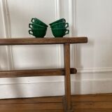 Set of 6 green cups