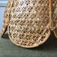 70s vintage wicker tulip hanging