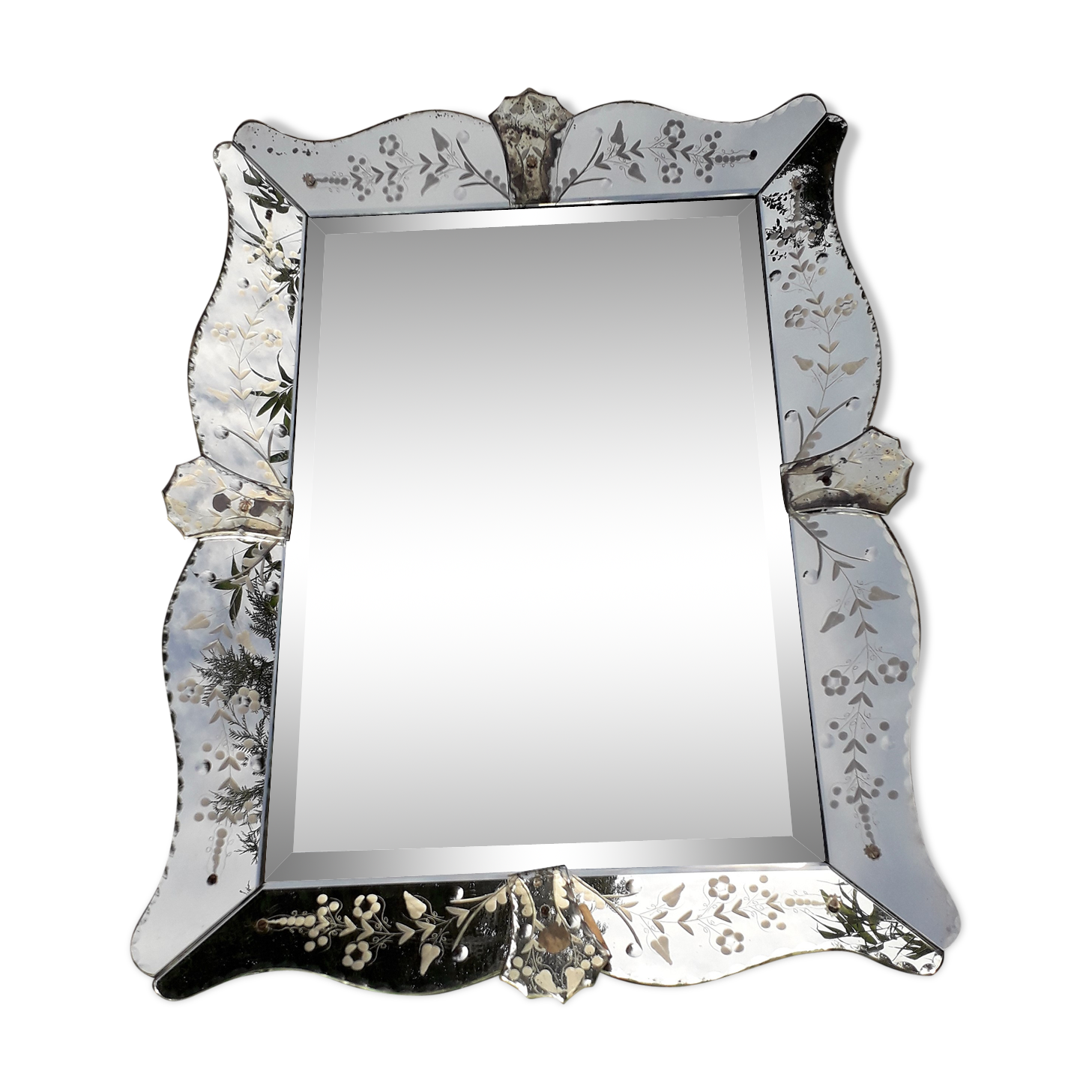 Venetian mirror beveled 67x88cm