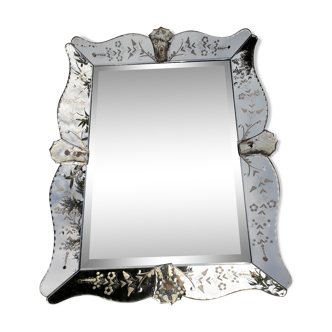 Miroir vénitien biseauté 67x88cm