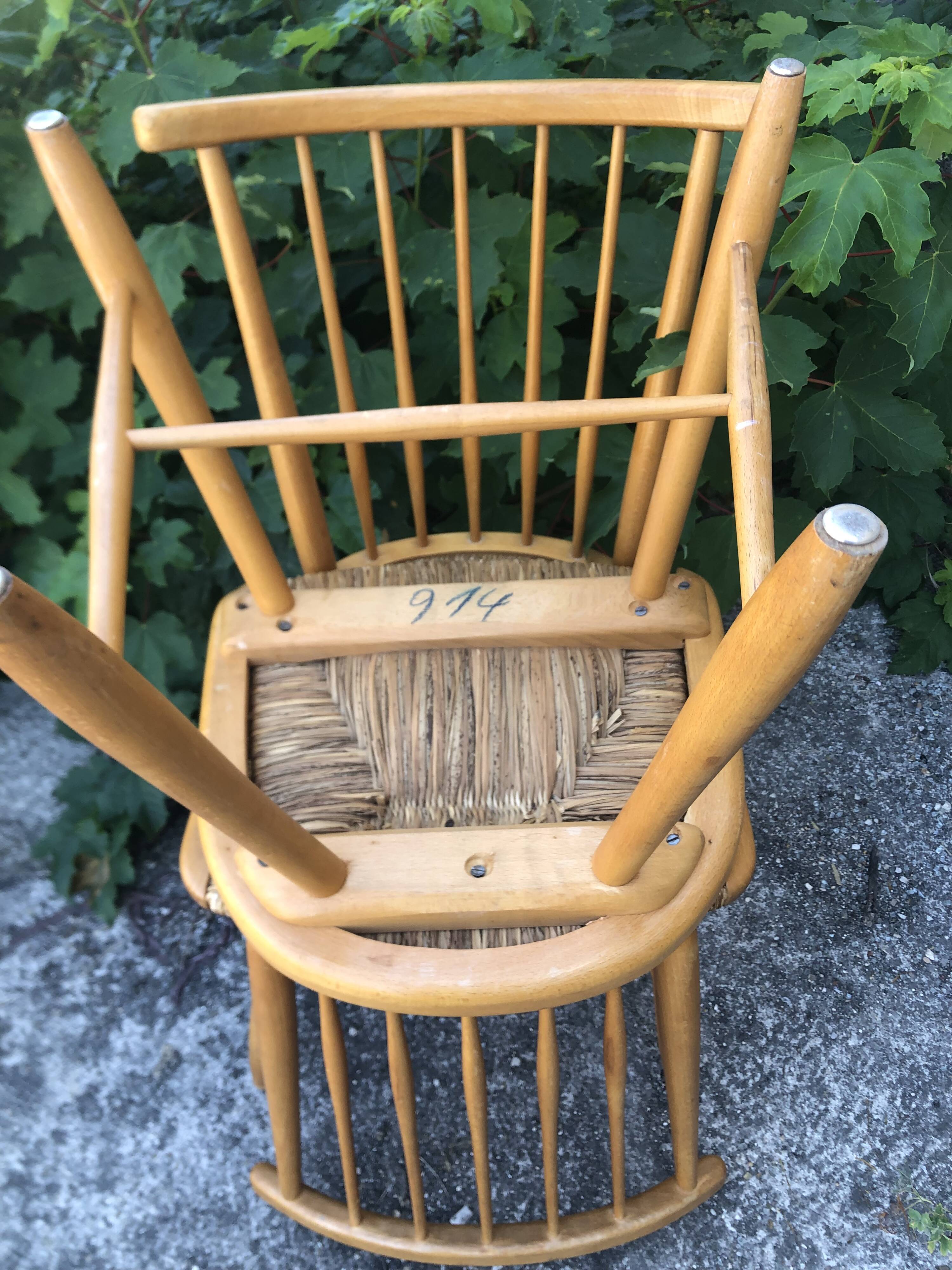 Chairs designed by Arno Lambrecht for WK Möbel, 1950s