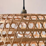 Wicker basket suspension
