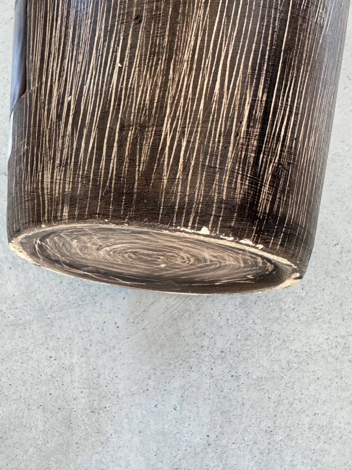 Vintage ceramic vase with abstract decor, Vallauris circa 1960