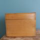 Wooden storage box, empty pocket