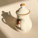 Vintage coffee service Longchamp – French earthenware, 1970s