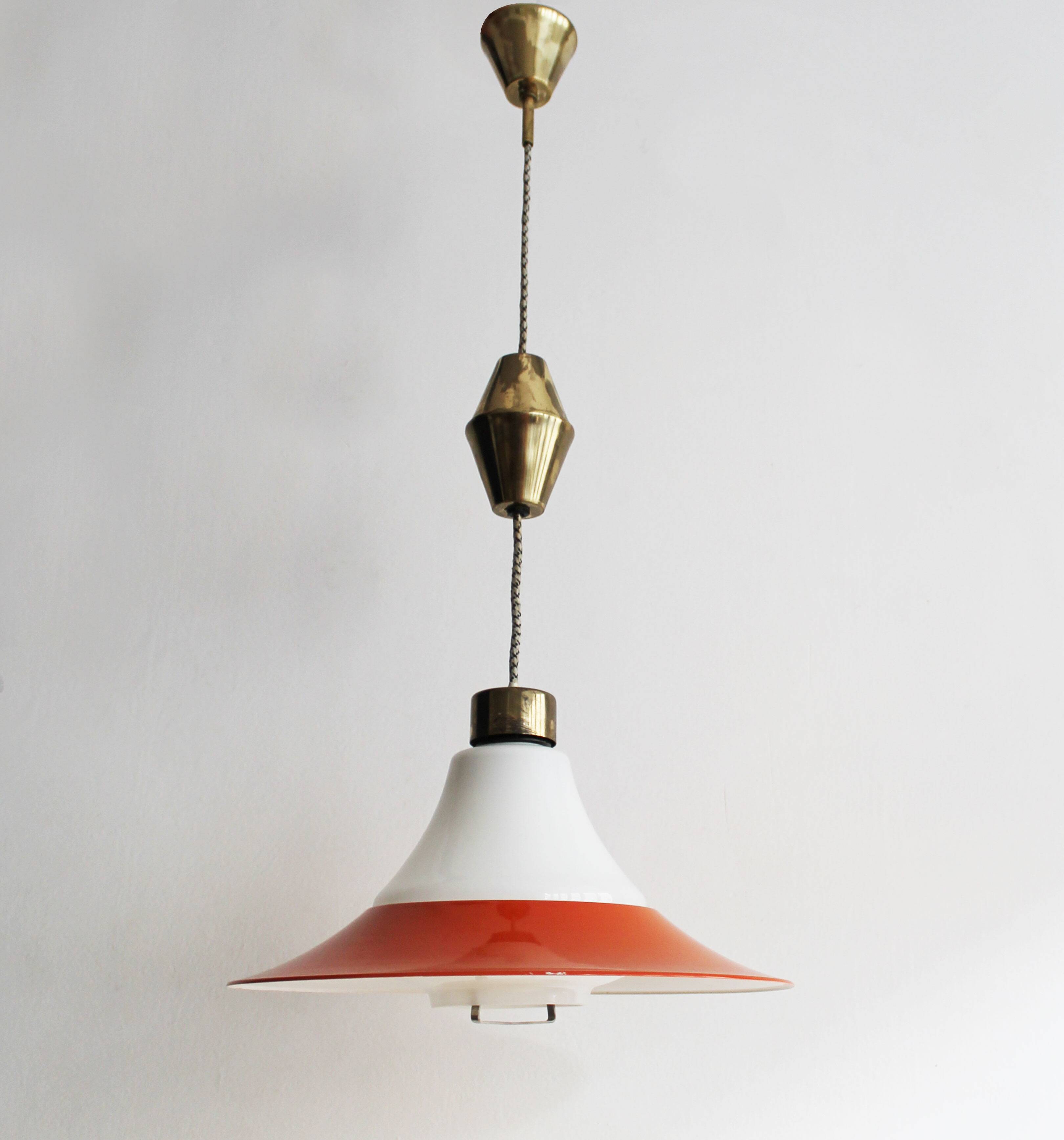 Vintage 1960s Adjustable Ceiling Lamp