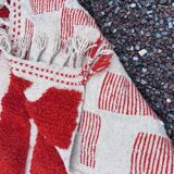 Beni Ouraine rug from Oued Zam, handmade in the traditional style, size 140 x 250 cm